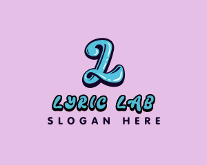 Retro Quirky Letter L logo design