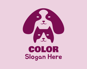 Pet Shop - Dog Cat Veterinarian logo design