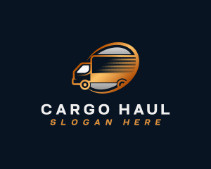 Courier Automotive Truck logo design