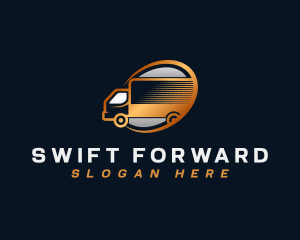 Forwarder - Courier Automotive Truck logo design