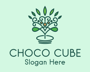 Intricate Eco Plant Logo