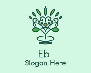 Intricate Eco Plant Logo