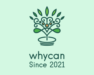 Produce - Intricate Eco Plant logo design