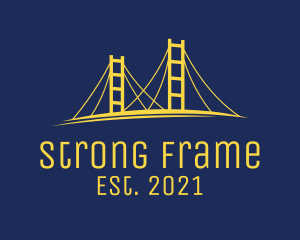 Truss - Bridge Travel Highway logo design