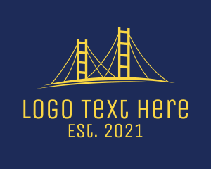 Truss - Bridge Travel Destination logo design