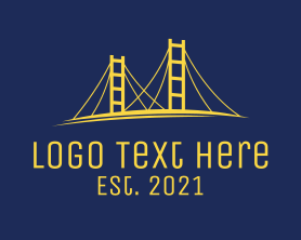 Travel - Bridge Travel Destination logo design