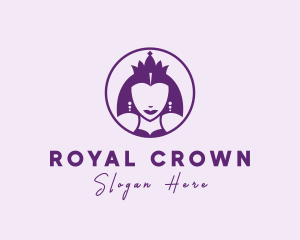 Coronation - Beautiful Queen Royalty logo design