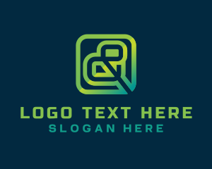 Ligature - Gradient Ampersand Business logo design