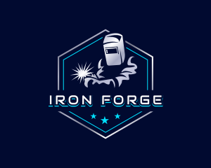 Forge - Welder Workshop Industrial logo design