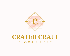 Watercolor Craft Design logo design