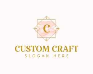 Watercolor Craft Design logo design