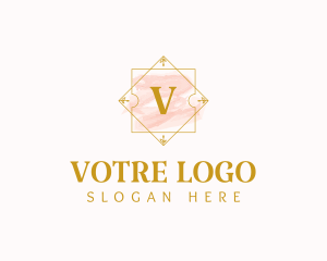 Florist - Watercolor Interior Design Frame logo design