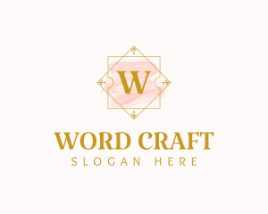 Watercolor Craft Design logo design