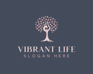 Yoga Tree Meditation logo design