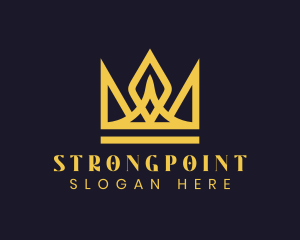 Pageant - Yellow Premium Crown logo design