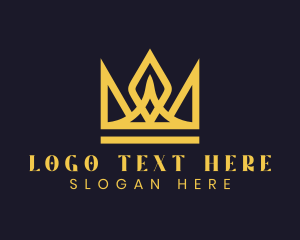Premium - Yellow Premium Crown logo design