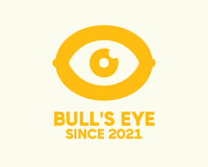 Gold Lemon Eye logo design