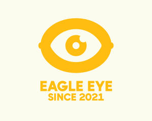 Gold Lemon Eye logo design