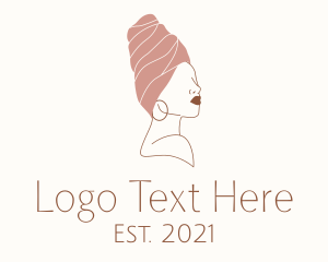 Line Art - Fashion Turban Stylist logo design