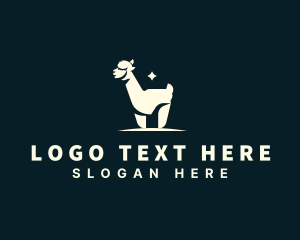 Alpaca - Alpaca Llama Wildlife logo design