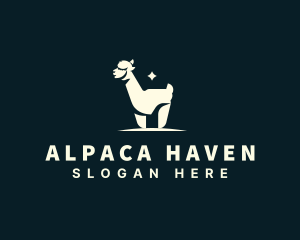 Alpaca - Alpaca Llama Wildlife logo design