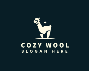 Wool - Alpaca Llama Wildlife logo design