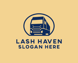 Cargo Truck Hauling logo design