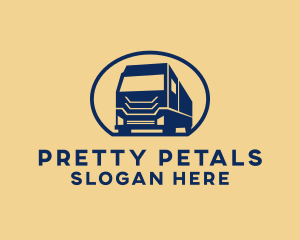 Cargo Truck Hauling logo design