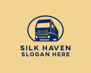 Cargo Truck Hauling logo design