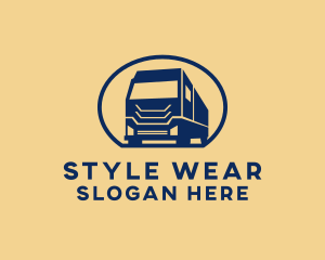 Cargo Truck Hauling logo design