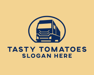 Cargo Truck Hauling logo design