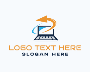 Computer - Laptop Computer Gadget logo design