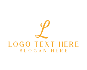 Lifestyle - Elegant Luxury Wedding logo design