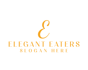 Elegant Luxury Wedding logo design