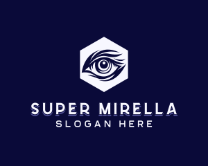Hexagon Eye Safari Logo