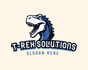 Gaming Dinosaur Beast logo design