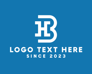 Letter Bh - Modern Letter HB Business logo design