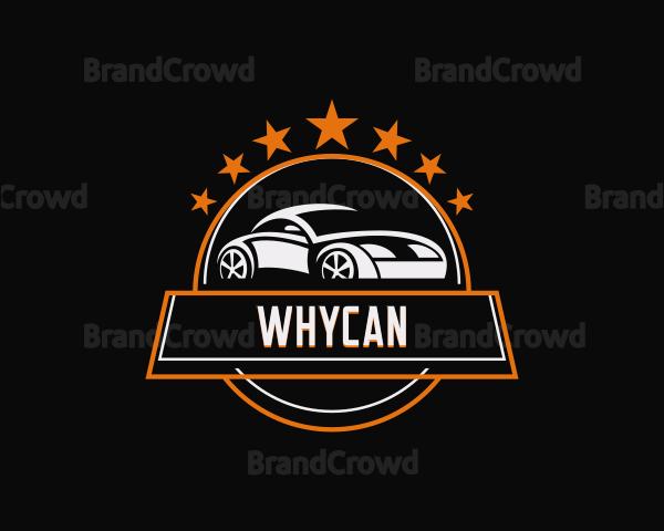 Sports Car Racing Vehicle Logo