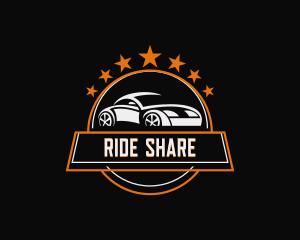 Carpool - Sports Car Racing Vehicle logo design