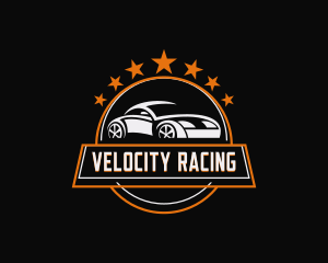 Sports Car Racing Vehicle logo design