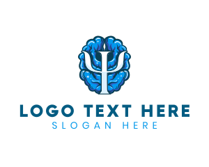 Psychology Brain Wellness Logo