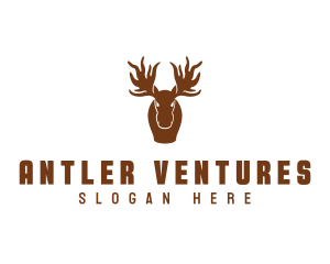 Wildlife Moose Animal Hunter logo design