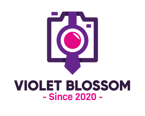 Violet Tie Photographer logo design