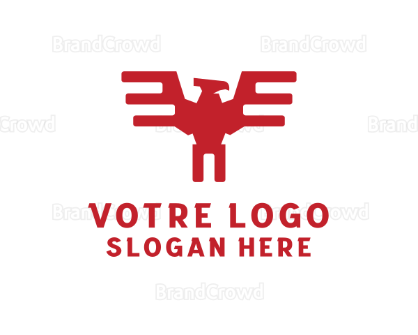 Mechanic Automotive Eagle Logo