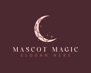 Mystic Floral Moon logo design