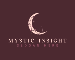 Mystic Floral Moon logo design