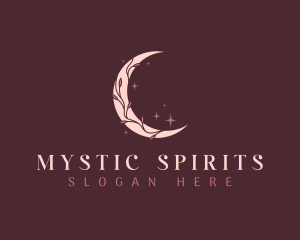 Mystic Floral Moon logo design