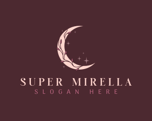 Mystic Floral Moon logo design