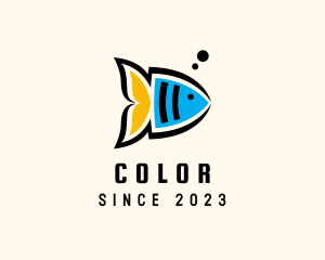 Angel Fish Aquarium Logo