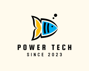 Angel Fish Aquarium Logo